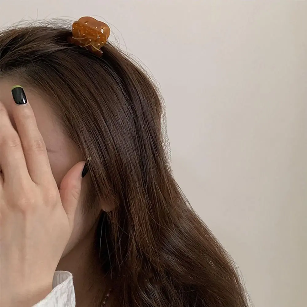 

Holder Knot Bread Mini Shark Clip Croissant Girls Hairpins Cloud Women Hairgrips Star Acetate Hair Claw Korean Hair Clips