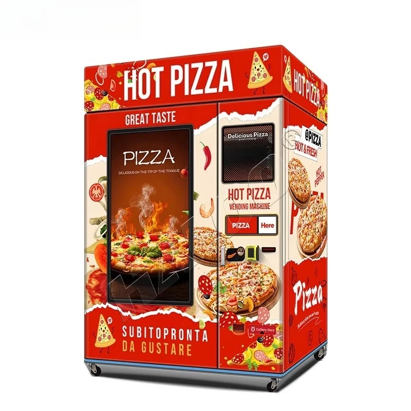 Fabricante Maquina Expendedora De Pizza Digital inteligente comida caliente máquina expendedora De Pizza máquina expendedora De Pizza completamente automática