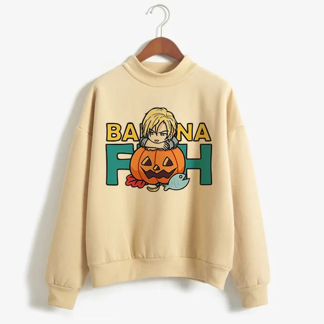 Banana Fish Manga Y2k Sweatshirt Hot Japanese Anime Cartoon Hoodies Funny Graphic Streewear Men Women Kawaii Hip Hop Clothes 90s