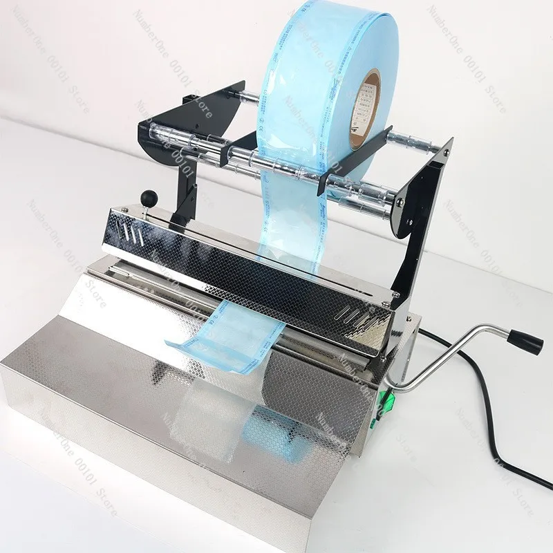 FK-100 Vertical Manual Dental Sterilization Pouch Heat Sealing Machine Dental Clinic Packing Sealer