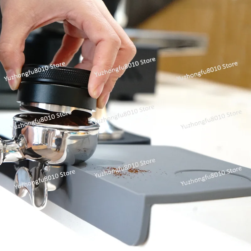 Coffee powder pad Bar coffee machine non-slip pad Italian handle pad Silicone Cloth powder press hammer