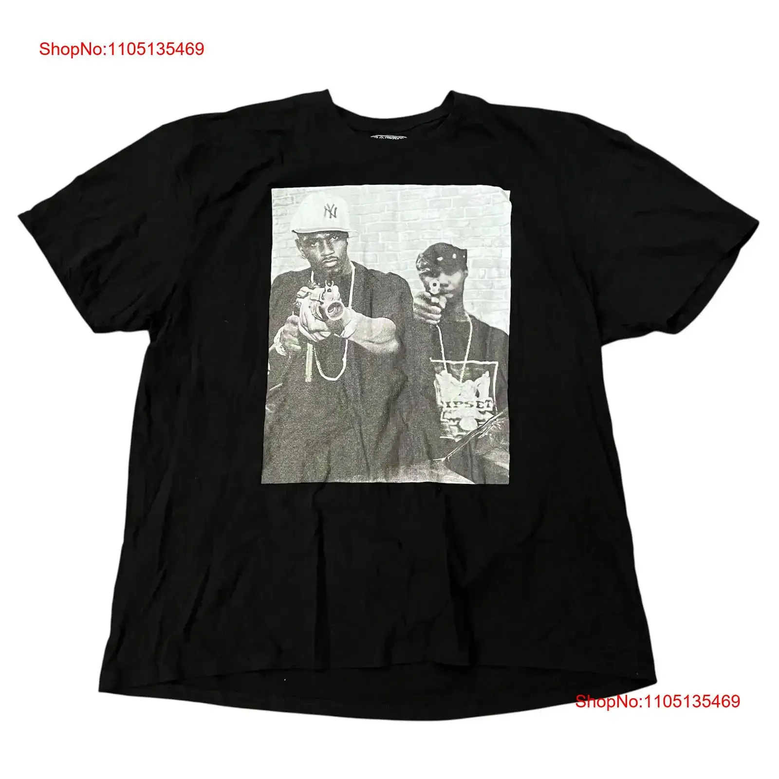 Reason X Diplomats Empire Dipset Black Hip Hop Rap T Shirt Mens 3XL Vtg vintage Washed Stretched Versatile designer clothes