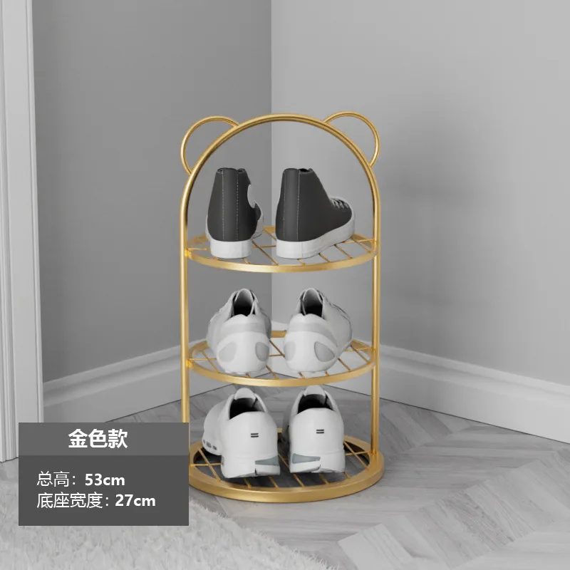 Space Saving Shoe Rack Simple Multi layer Shoe Storage Organizer Small Narrow Shelf Sturdy Shoe Cabinet For Home Entrance