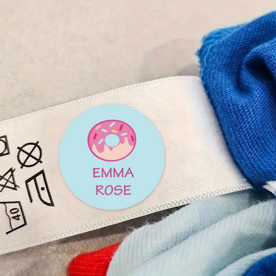 Custom Name Stickers,2 Sheets 127pcs Personalized Labels for Water Bottles,Lunch Boxes,Stationery,Kids’ Daycare,Easy to Apply