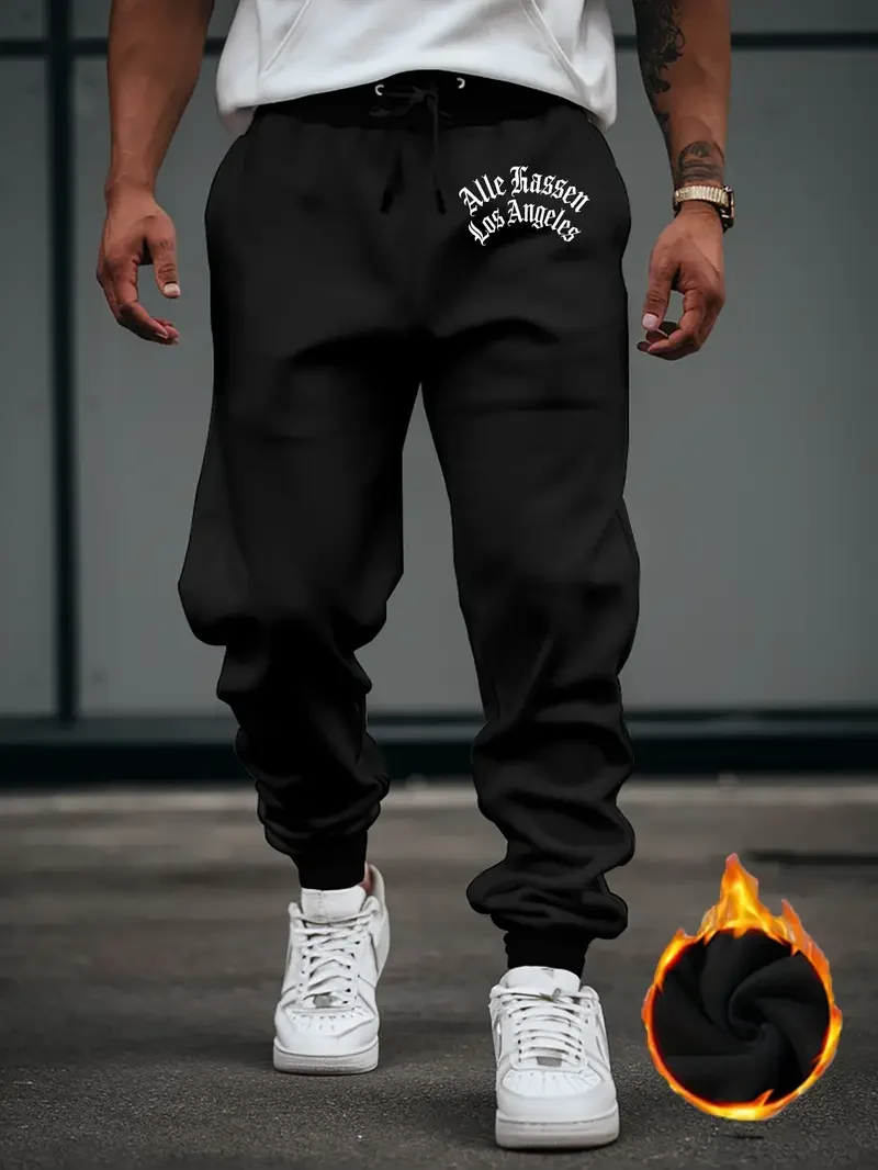 

Мужские модные однотонные спортивные штаны для бега 2025, узкие спортивные штаны, повседневные длинные спортивные штаны для фитнеса и тренировок, S-3XL