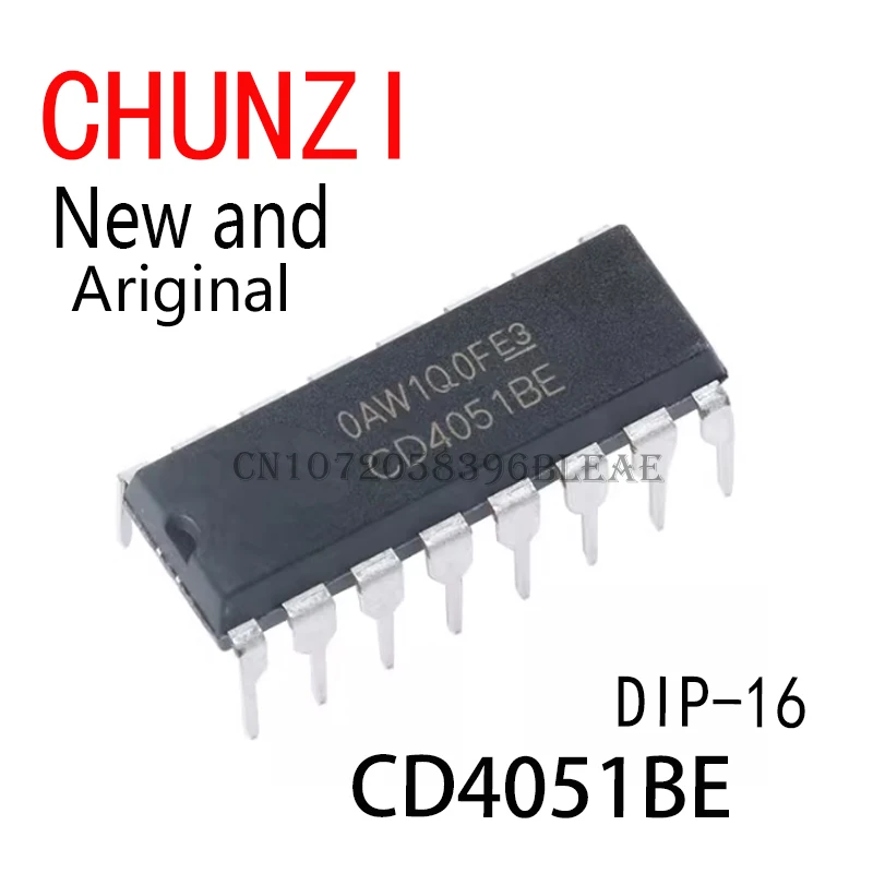 10PCS New and Original CD4051 CD4051BD DIP-16 CD4051BE