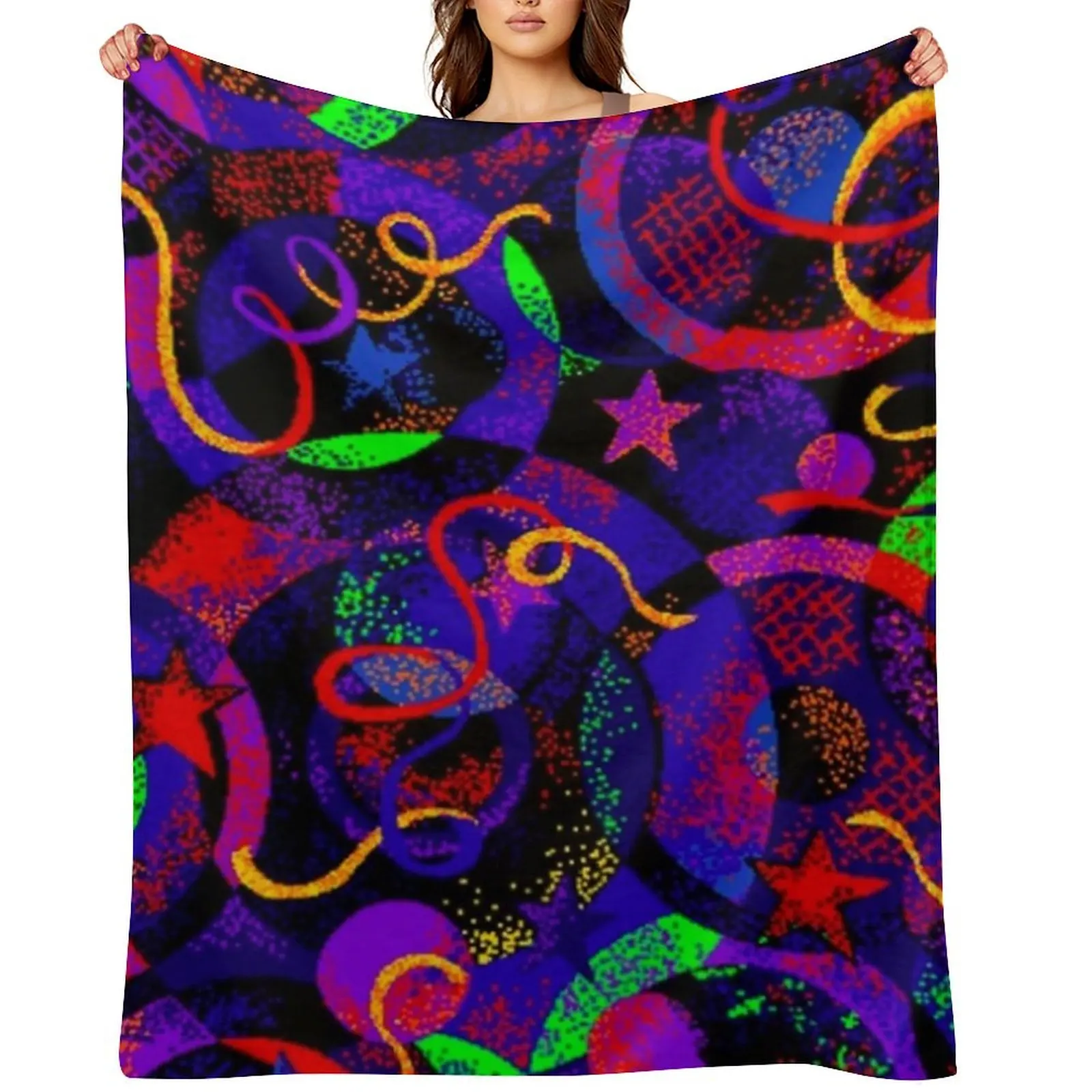 

Roller Rink Floor Throw Blanket Sleeping Bag Sofas Nap Quilt Blankets