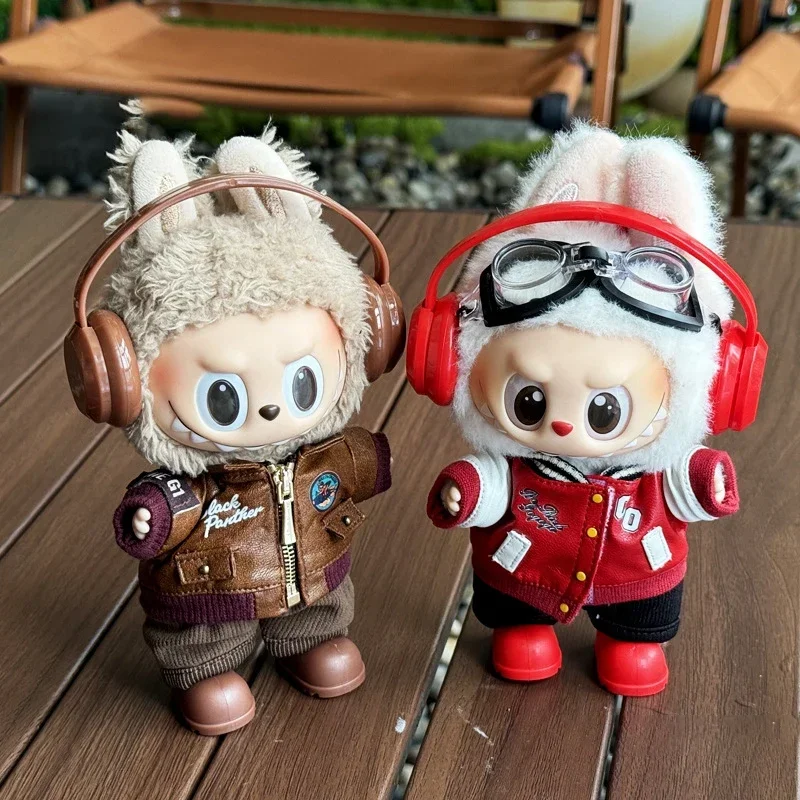 

Ретро куртка-мух, модная кукольная одежда для куклы Лабу, модная игра-переодевание, виниловая кукла, аксессуары для лабу, декор, подарок для девочки