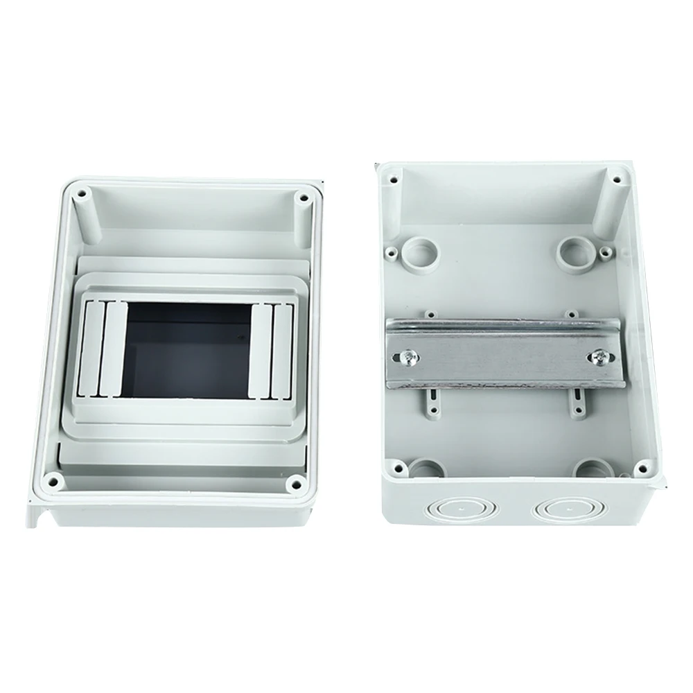 Electrical Junction Box Hinged Cover Transparent Lid IP65 Electrical Project with Enclosure 2/3/5/8/12 circuit distribution box