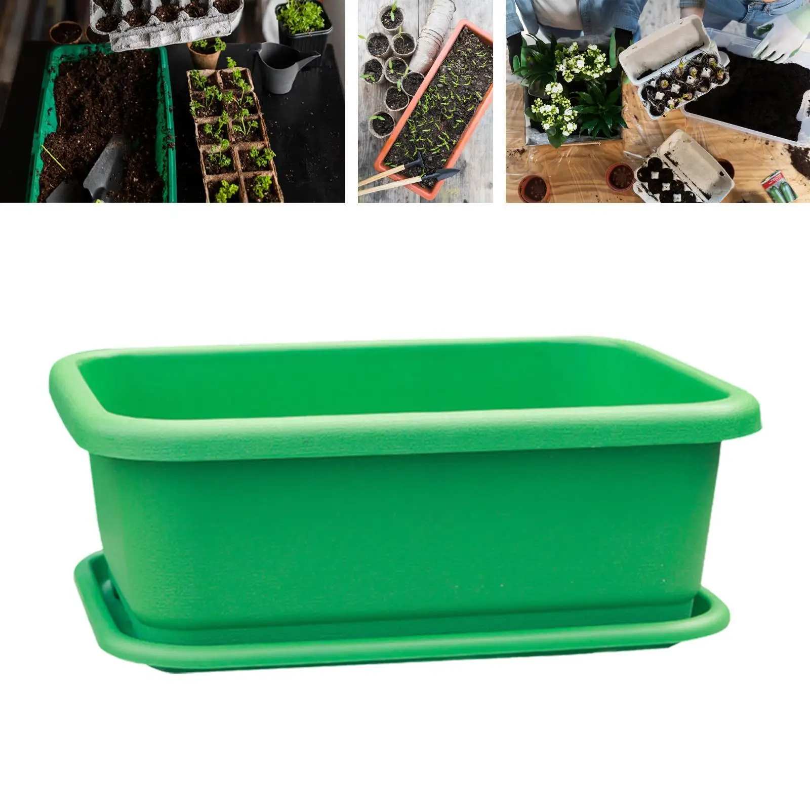 Flower Pot Convenient Easy to Use for Vegetables and Flowers Plant Box Growing Pot for Home Indoor Outdoor Yard Porch Balcony