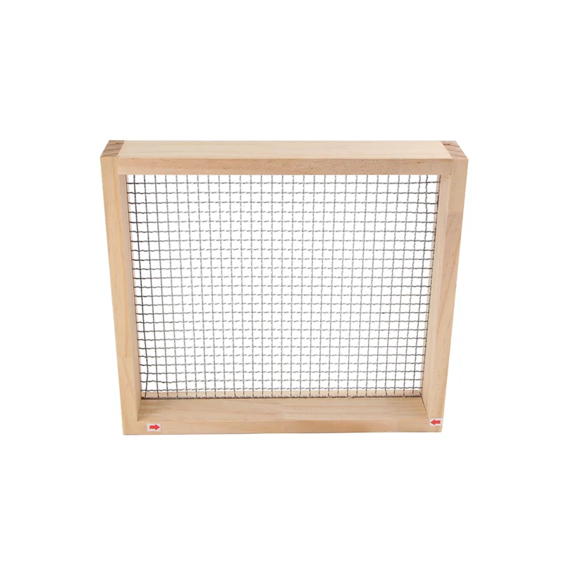 

T02C!Wooden Soil Sieve For Gardening, Garden Sand Soil Sieve, Soil Sieve For Earth And Stone, Gardening Compost Sieve