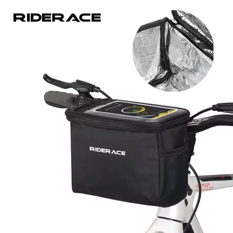 Fahrrad Lenker Tasche Fahrrad Rahmen Front Tasche Rennrad Zubehör Mit Touchscreen Tragbare Multifunktionale Kies