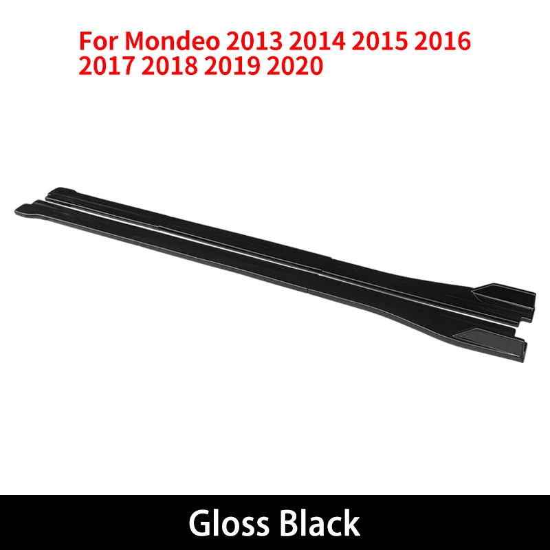 Voor Ford Mondeo 2013-2020 Auto Zijrok Verstelbare Accessoires Bumper Koolstofvezel Look Modifiedextension Rocker Plaat Lip - afbeelding 1