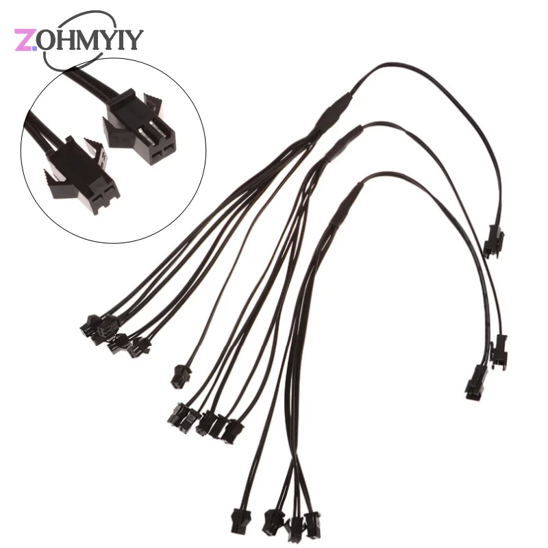 Way Splitter Connectors One Inverter Connect Connector Cable For EL Wire Neon Light