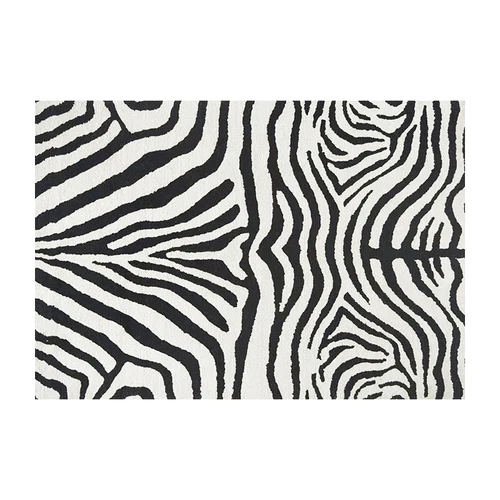 NONE Nordic Flauschigen Plüsch Teppiche für Wohnzimmer Licht Luxus Zebra Muster Schlafzimmer Decor Teppich Hause Große Bereich Anti-Slip lounge Teppich 3