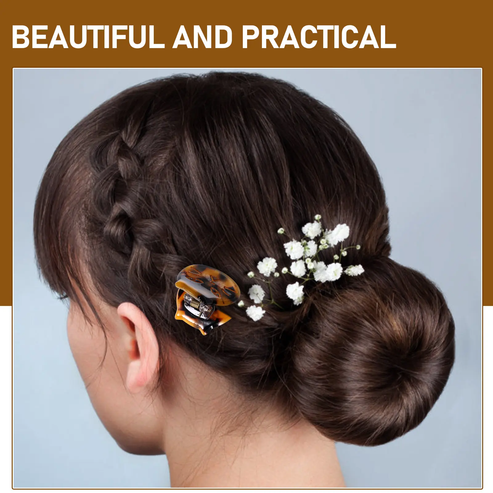 

4Pcs Cat Hair Clips Small Cute Decorative Accessories for Women Girls Birthday Party Prom Graduation Cute Hair Clips