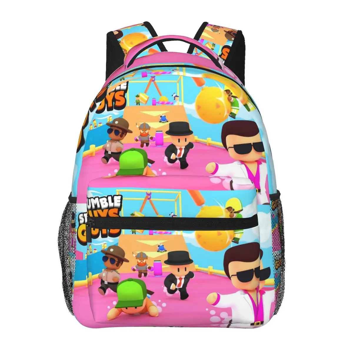

Классические игровые рюкзаки Stumble Guys, сумка для книг для мальчиков и девочек, детские школьные сумки, рюкзак для ноутбука с героями мультфильмов, сумка на плечо большой вместимости