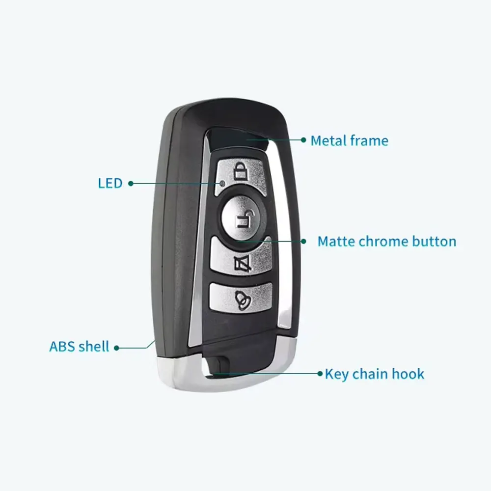 433MHz 4 Channel Wireless Remote Control Duplicate  Alarm Security Switch Clone Gate Opener Universal