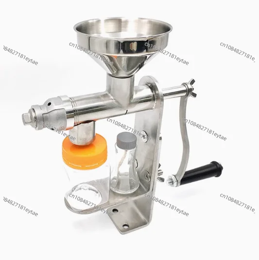 Stainless Steel Manual Oil Presser Machine Household Rapeseed Oil Pressing Machine Vegetable Rapeseed Sesame Oil Press