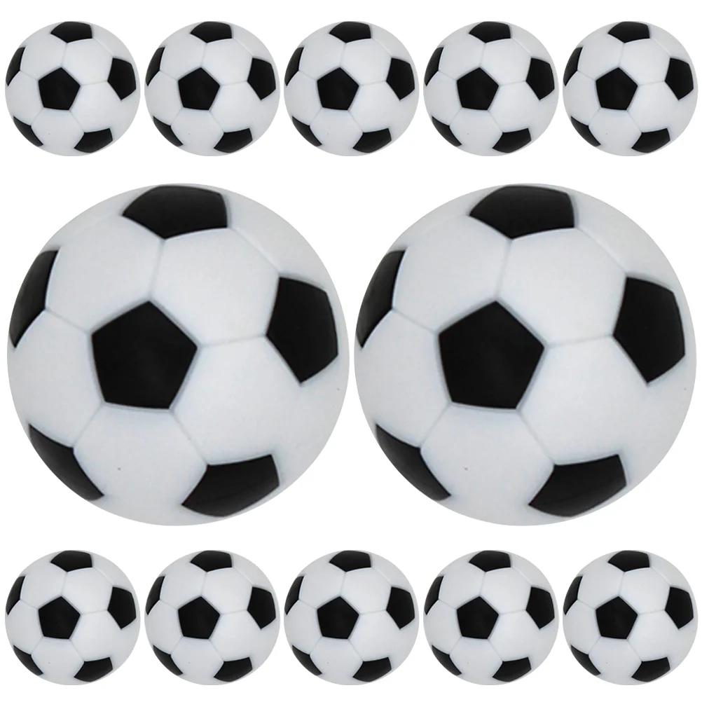 12 Pcs Mini Table Football Foosball Game Footballs Soccer Games Replacements Parts Supplies Accessories
