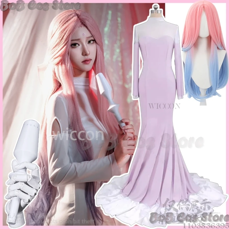 Mizi R5 Anime Alien Stage Cosplay Costume Ruler Of My Heart Pink Dress Lolita Wig Woman Girl Cos Outfit Halloween Customized