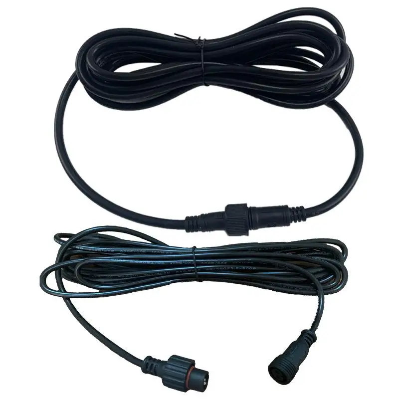 1-10m Waterproof Extension Cable, 2 Pin Male/Female Connector, Fit For Solar Spotlight & Universal Floodlight, 1Pcs