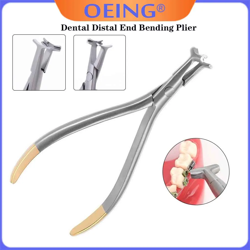 1Pcs Dental Distal End Bending Plier Dentistry Archwire Cinch Back Pliers Orthodontic NiTi Arch Wire Bender Forceps Dentist Tool