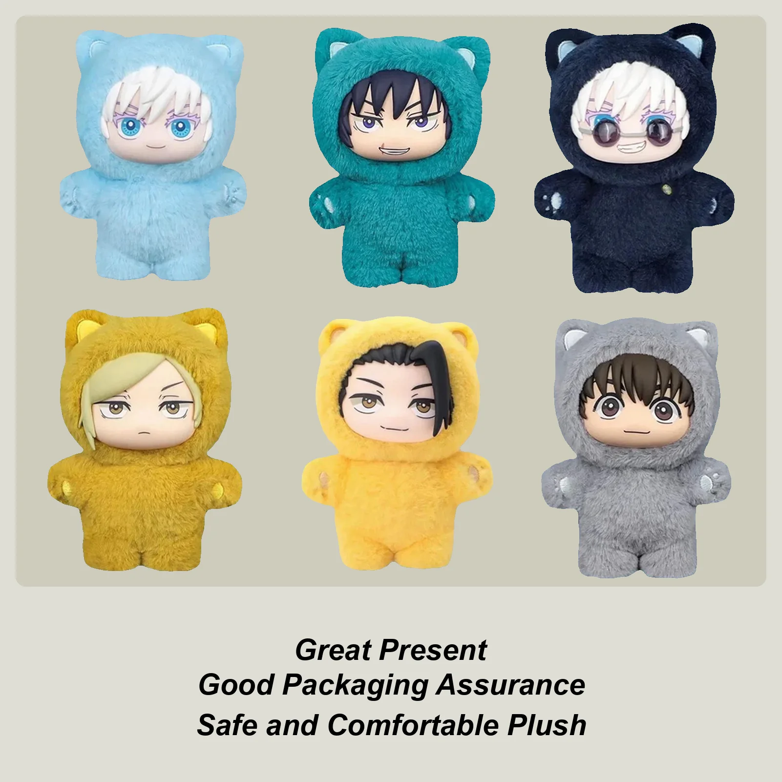 

Plush Anime Characters Soft Cute Anime Figure Cartoon Stuffed Doll For Boys Girls Children Teens Youth Family Friends Birthdays