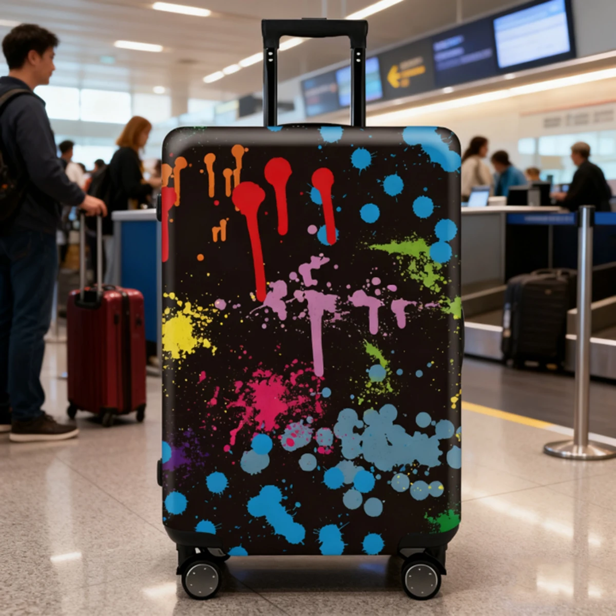 1PC Luggage Cover Suitcase Cover Protector Suitcase For 22-26 Inch Luggage Boot Washable Prevent Scratches Travel Accessories