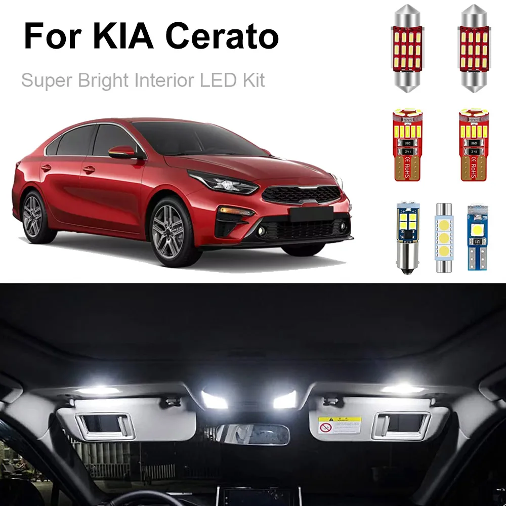 

Car Led Interior Light Kit For Kia Cerato 2003-2015 2016 2017 2018 2019 2020 2021 2022 Canbus