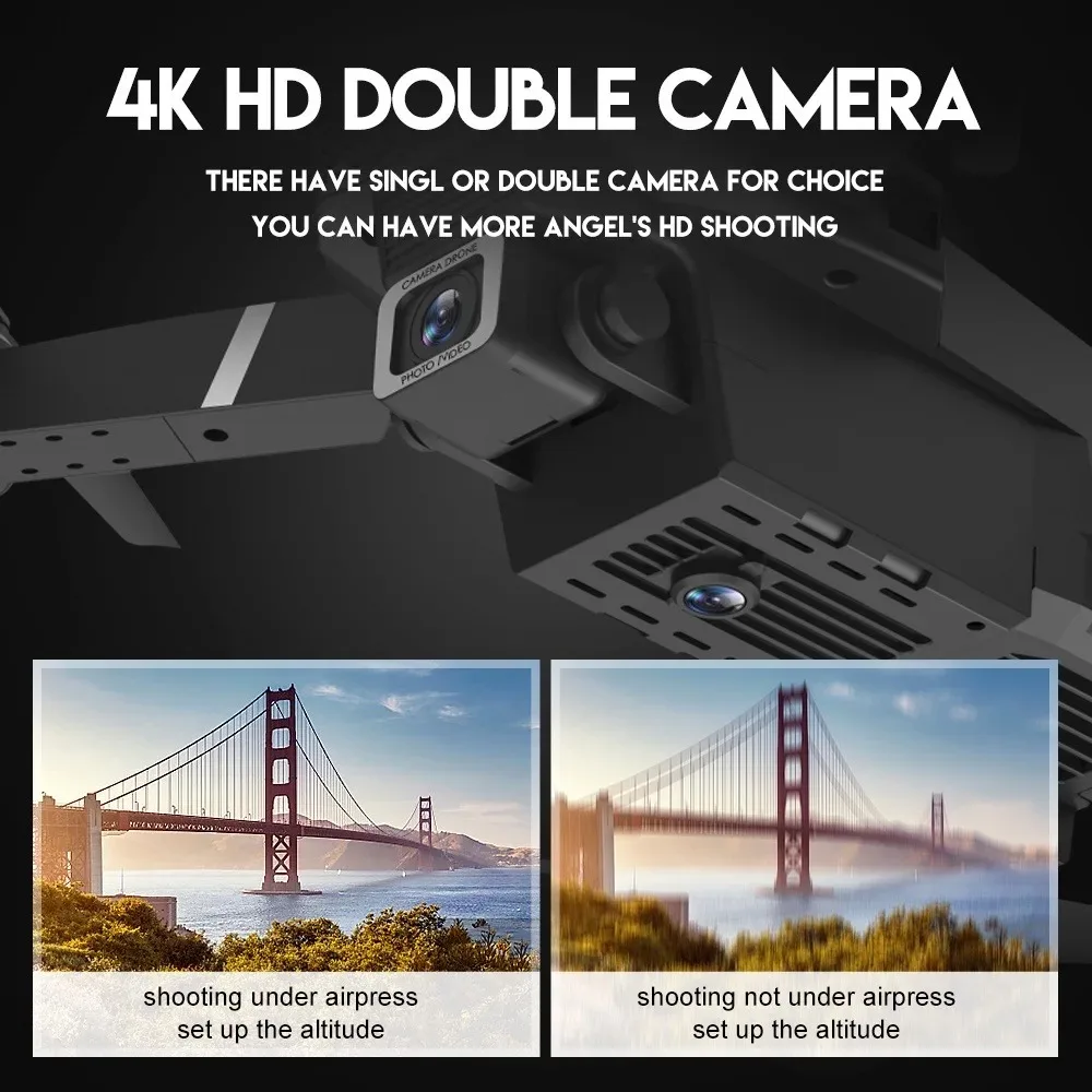 RC Drone Nieuwe E88Pro 4K Prof - Drone Camera Wide Angle recensie en prijs