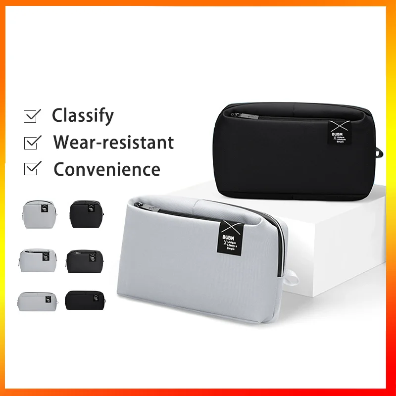 Portable Electronic Earphone Storage Bag, Gadget Organizer, Data Cable Organizer, Travel Pouch