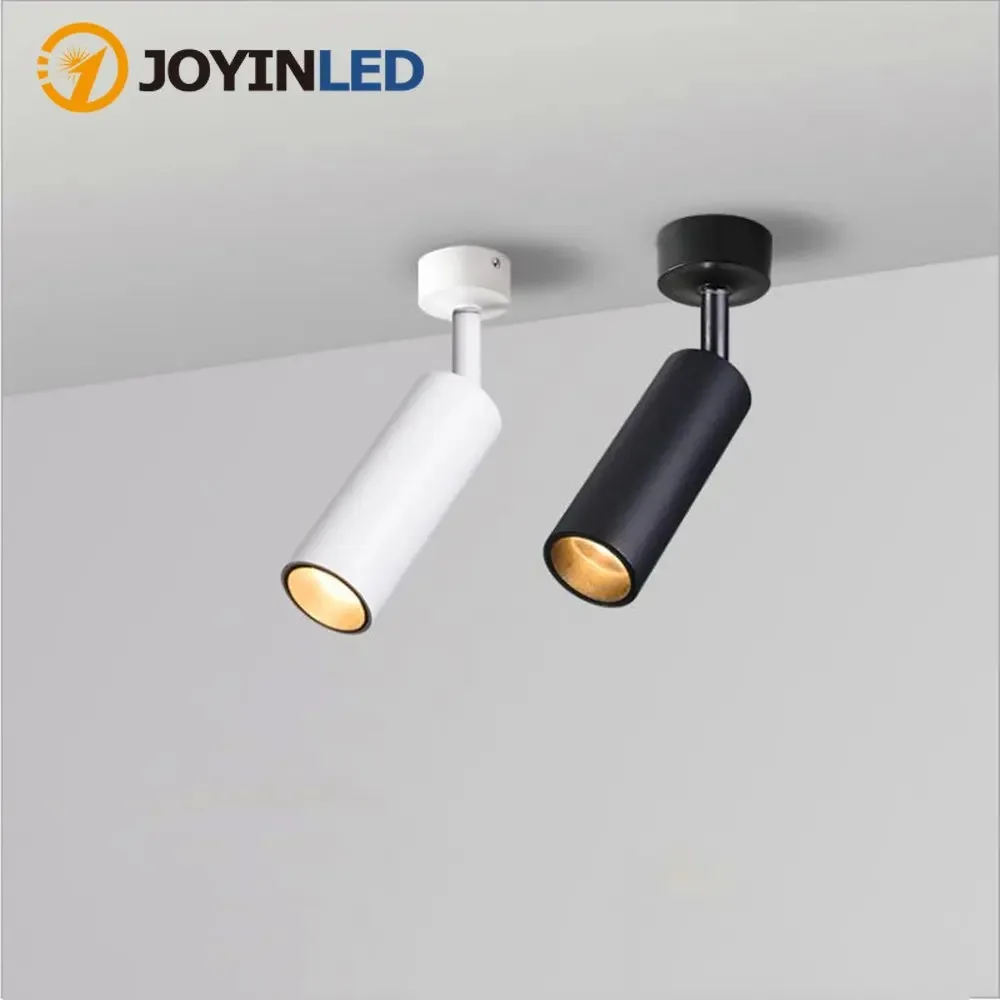 

LED Embedded Ceiling Spotlights with Adjustable Angle, Ceiling Mounted Rotating Surface Mounted Spotlights, Embedded Track Light