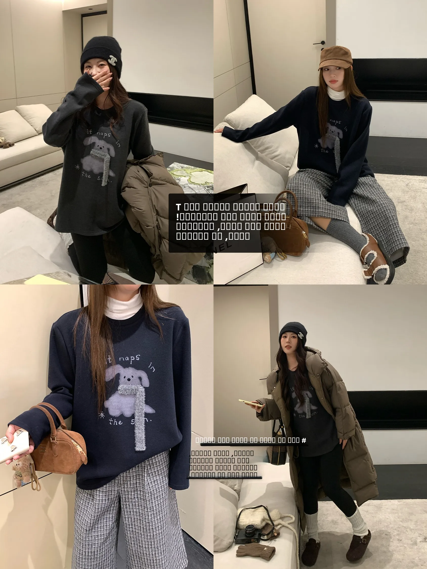 

Зимняя футболка больших размеров NAZ с милым принтом собаки, на флисовой подкладке, с длинными рукавами, женский утепленный ретро-топ, повседневный свободный крой