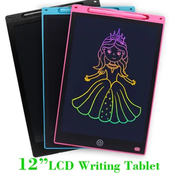 Tablets electronic handwriting pad 12 inch writing board drawing tablet LCD screen writing tablet digital graphic toys for kid