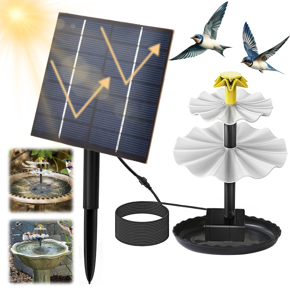 7V 2W Solar Fountai… - image