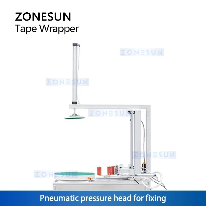 ZONESUN Automatic Tape Wrapping Machine Foam Paper Box Reinforcement Carton Sealing Packaging Equipment ZS-TW5050