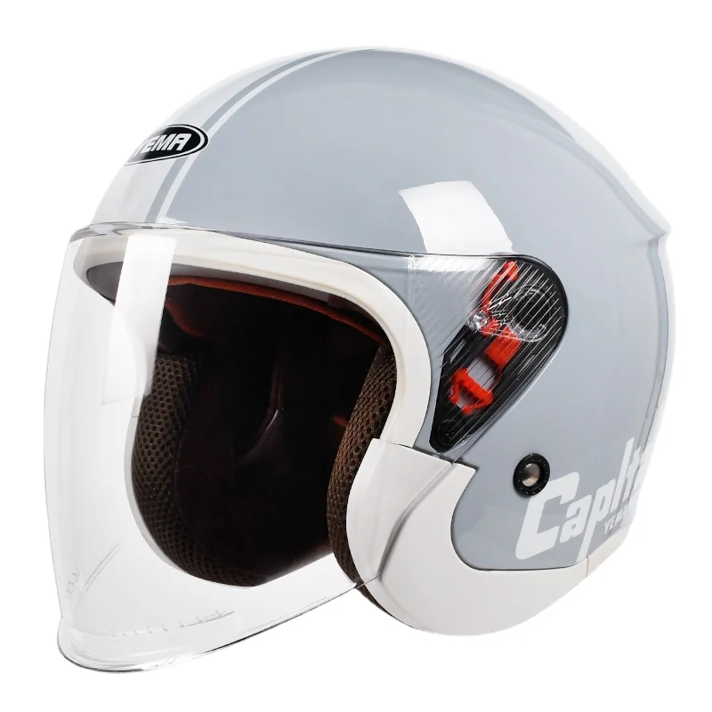 

ZL Electric Motorcycle Helmet Men and Women Four Seasons Universal Riding Safety Helmet