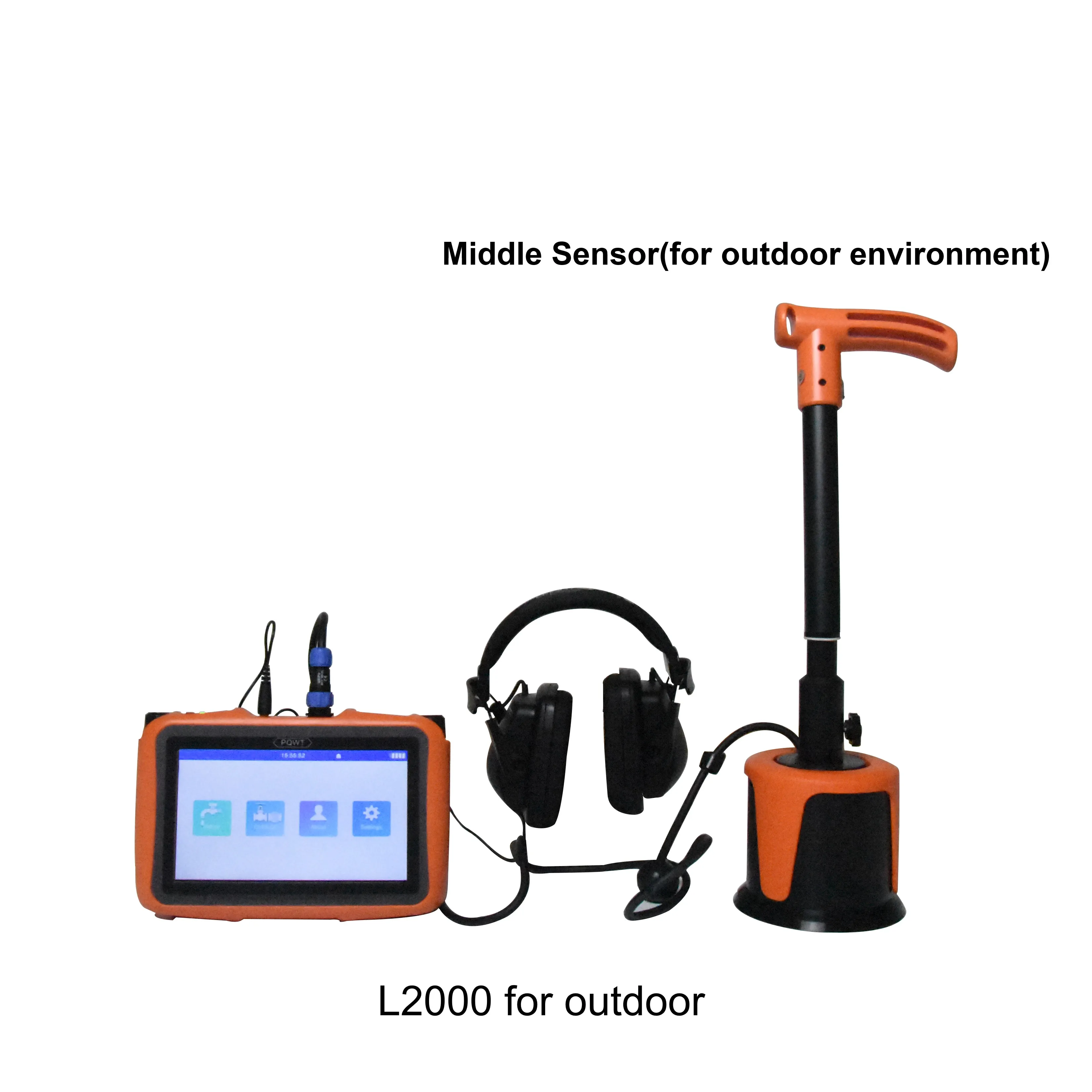 

Water Leak for Depth 5m Outdoor PQWT L2000 Middle Sensor Detecting Pipe Water Leak Detector New inventory New inventory