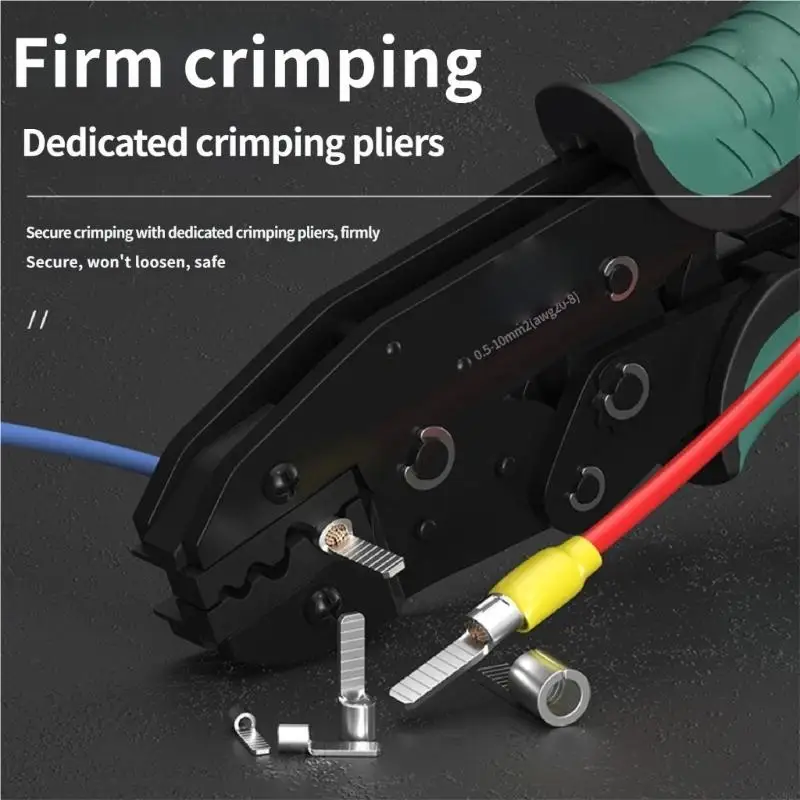 G92C 10Pcs C45 Cable Lug Sheaths Insert Crimp Terminals Air Switches Connectors Plugs For Quick Wire Connection