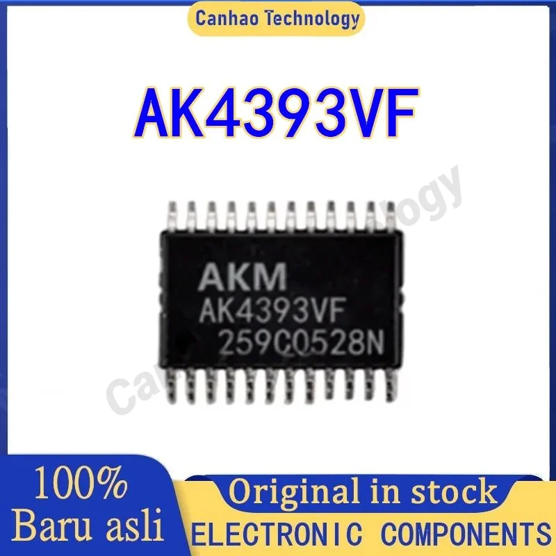 

New Original AK4393VF AK4393 TSSOP-28 IC DAC/AUDIO 24BIT 108K 28VSOP in stock