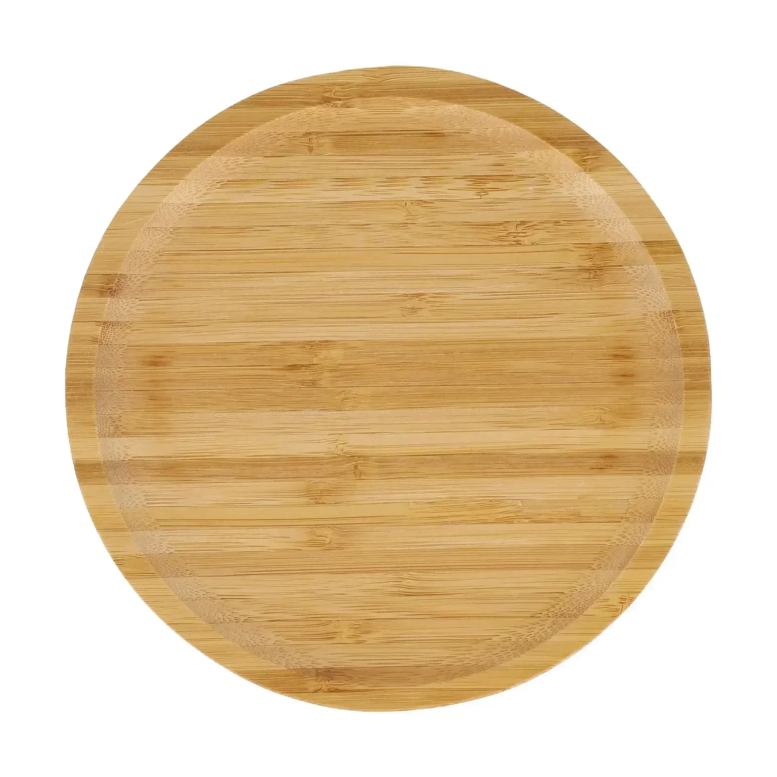 Trays Serving Tray 20*5*30cm Easy To Clean For Fruit Pizza Multi-functional Round Wooden Tableware Stand Food Tray