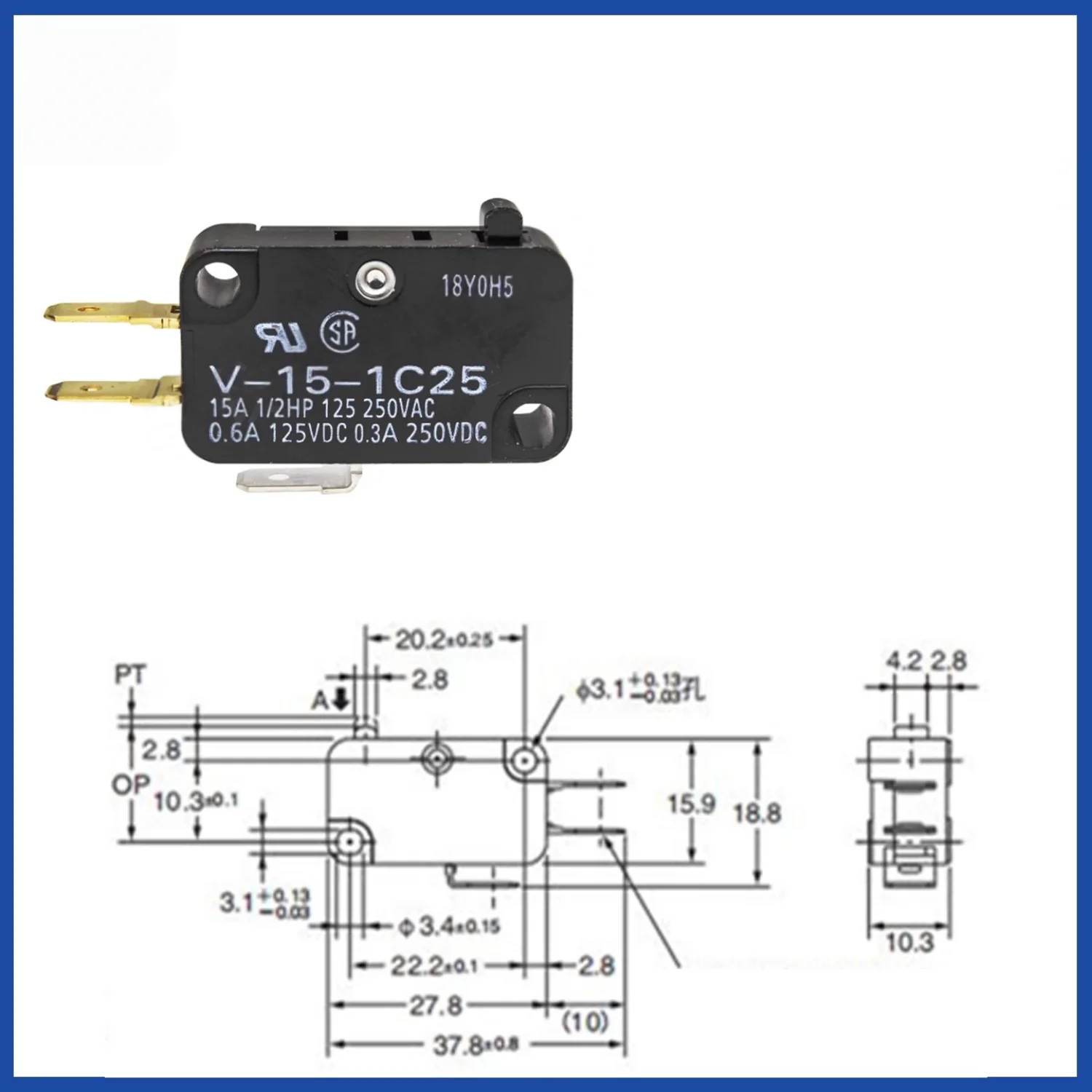 Neuer Endschalter V-15/151/152/153/154/155/156-1C25 – Detail 7