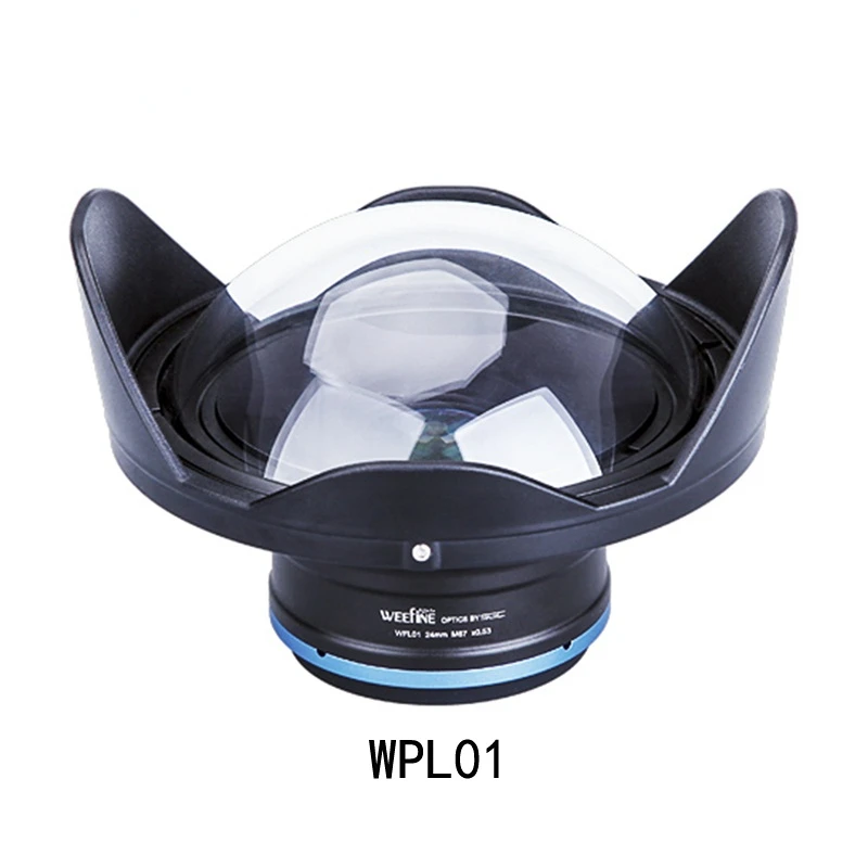 Wfl01 Ultra Wide Angle Interchangeable Lens Underwater Photography Waterproof 60M Magnification 0.53