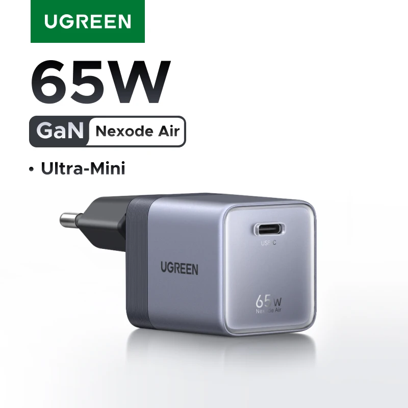 【ウルトラミニ】ugreen-65w-45w-gan充電器-usb-c充電器-pd30-qc40-pps-macbookpro-ノートパソコン-iphone-17-16-samsung-s26-ipad-タブレット用