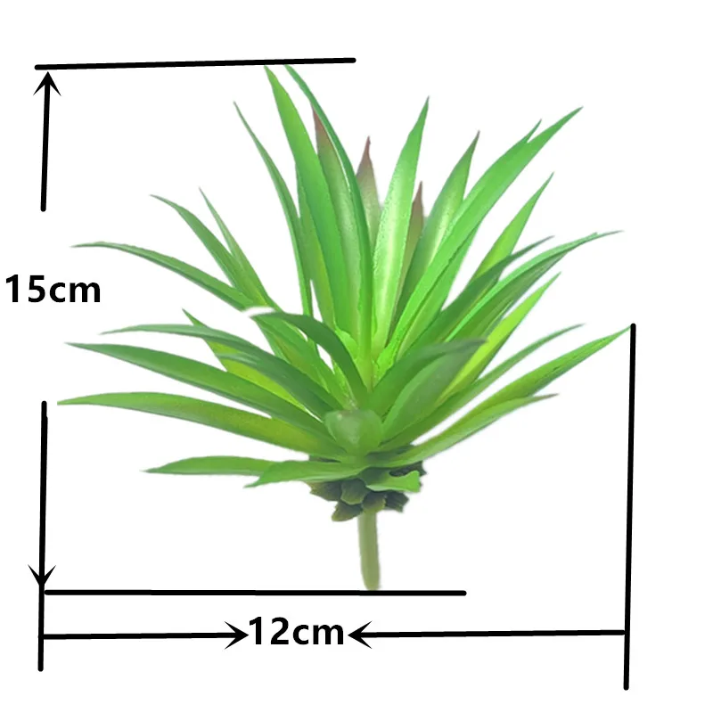 2pcs Artificial Plants Cactus succulent for Flower Christmas Party Wedding Home Decor