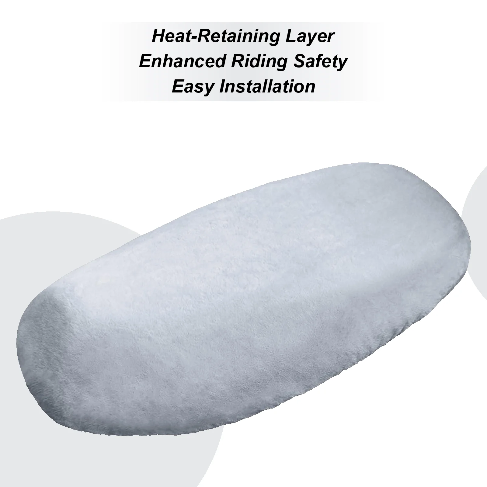 

Чехол на сиденье мотоцикла, плюшевый теплый чехол на сиденье мотоцикла, дышащая подушка для холодной погоды для квадроцикла, мопеда, скутера, приключений на открытом воздухе