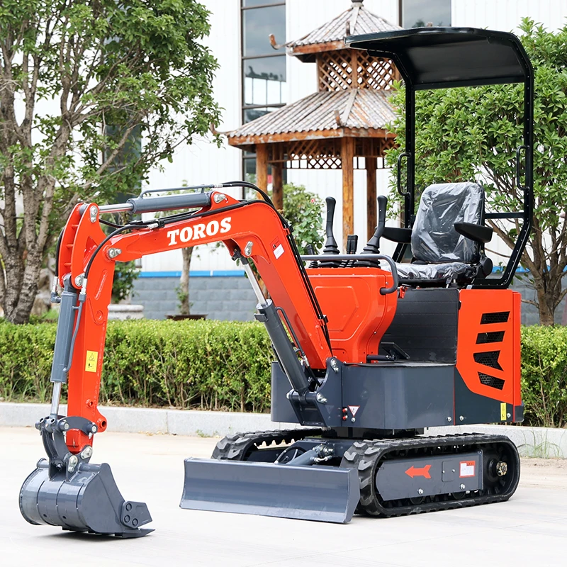 Chinese Small Excavators Prices Factory Crawler MiniBagger Mini Digger 1 Ton 2 Ton Mini Excavator With quick hitch