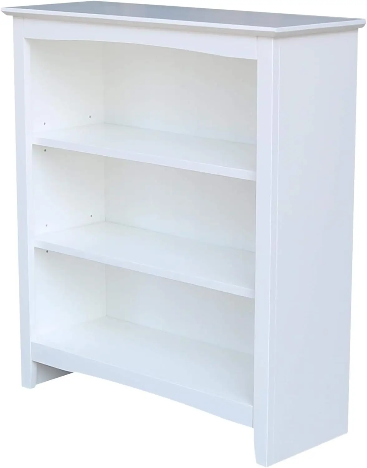 

International Concepts- 3 shelves Shaker Bookcas