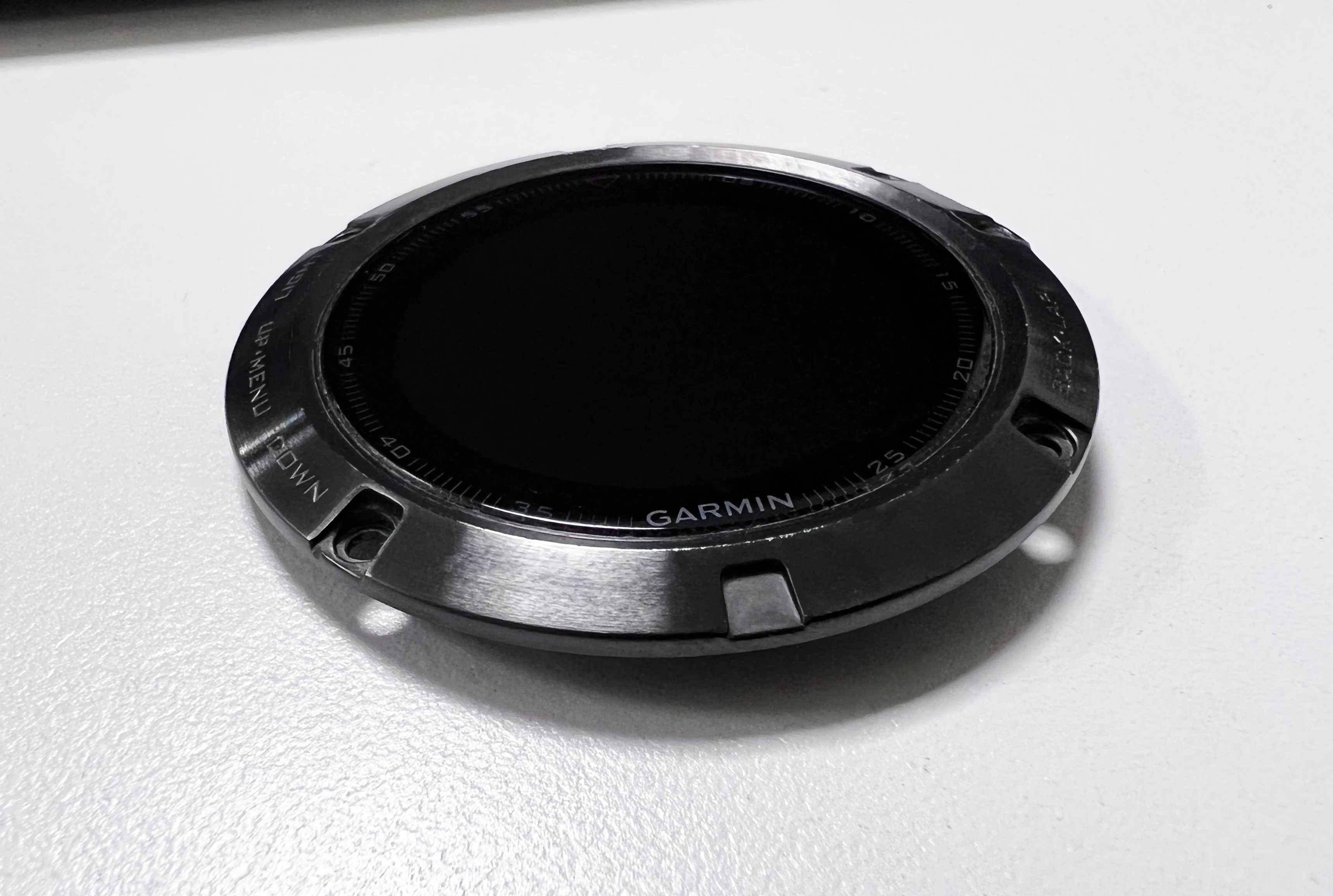 Imagem -01 - Ecrã Lcd para Garmin Fenix 5x Visor Original com Moldura Prateado com Ardósia de Granito Reparação de Substituição Cinzenta ecra lcd para garmin fenix 5x visor original com moldura prateado com ardosia de granito reparacao de substituicao cinzenta 01